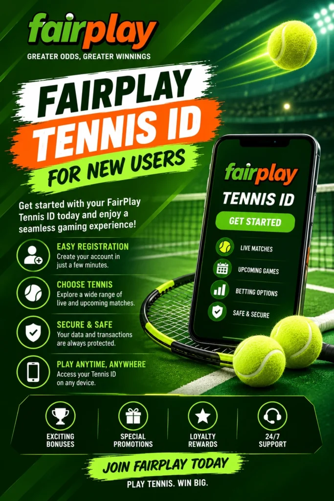 FairPlay Tennis ID for New Users