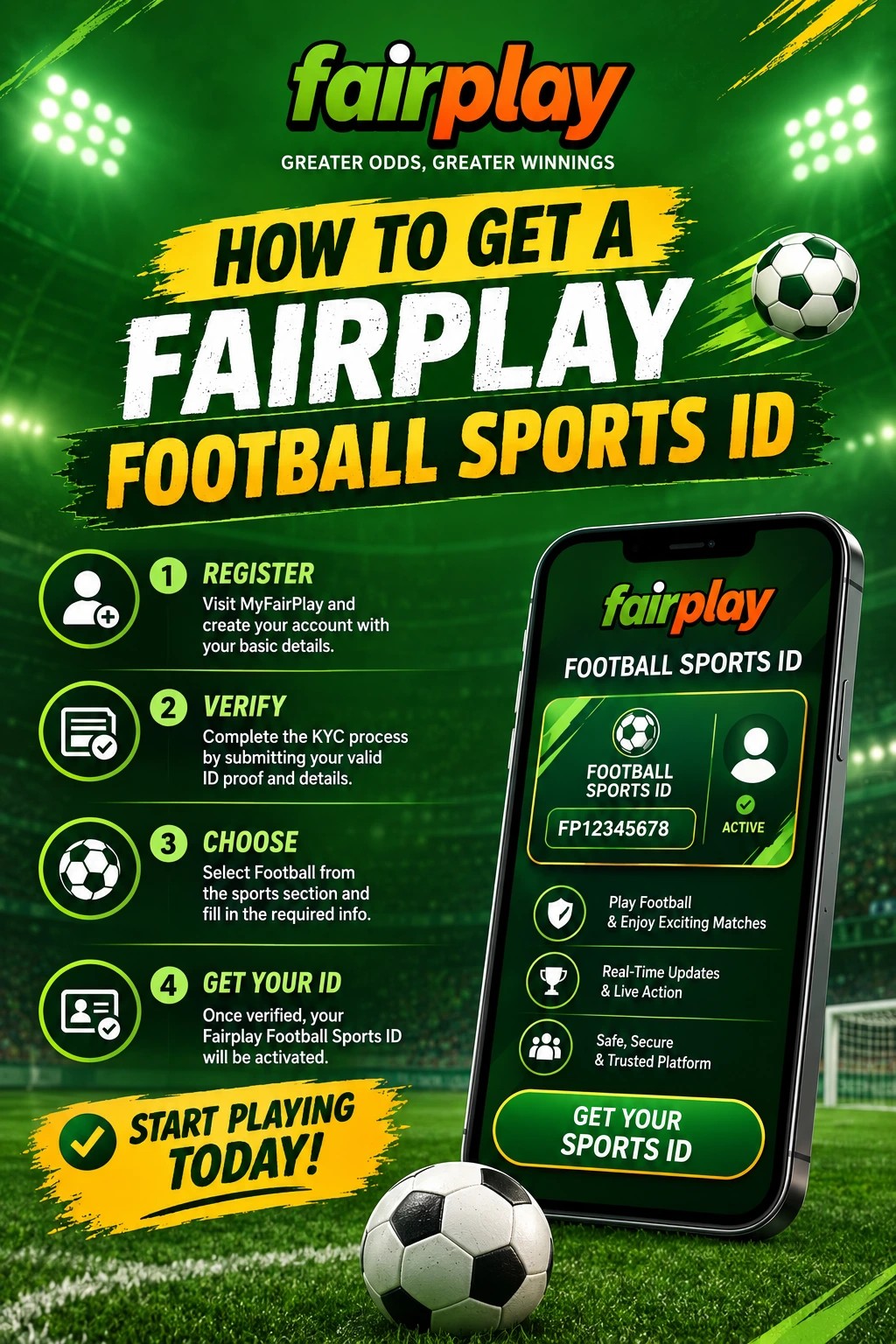 How to Get a Fairplay Football Sports ID